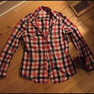 Plaid Button-up